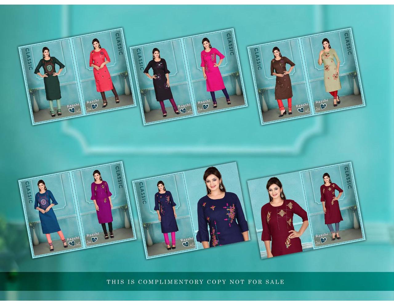 Beauty Queen Raashi Casual Wear Rayon Kurti With Bottom Latest Collection
